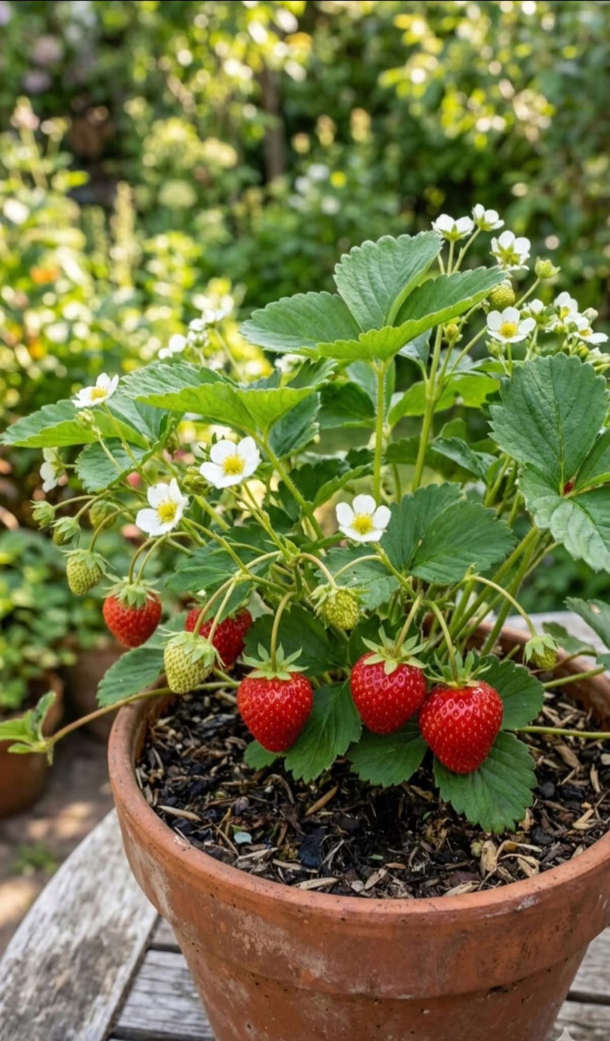 Potted Strawberry 2